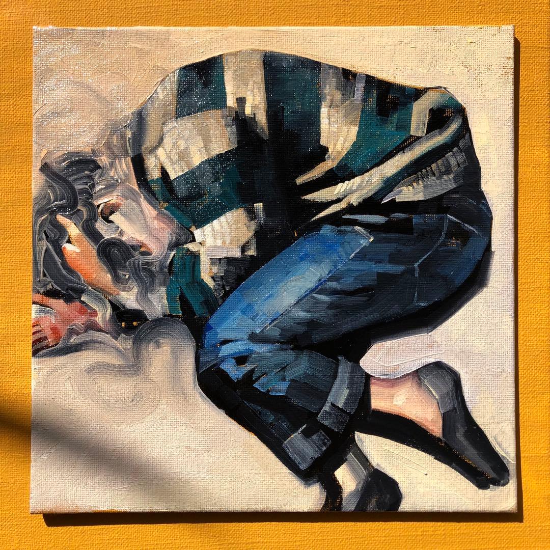 油彩『Until I Melt Away』(私が溶けて消えるまで)