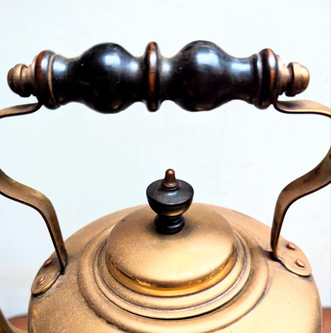 イギリスアンティーク ティータイム卓上ケトル アフタヌーンティー 紅茶 店舗什器