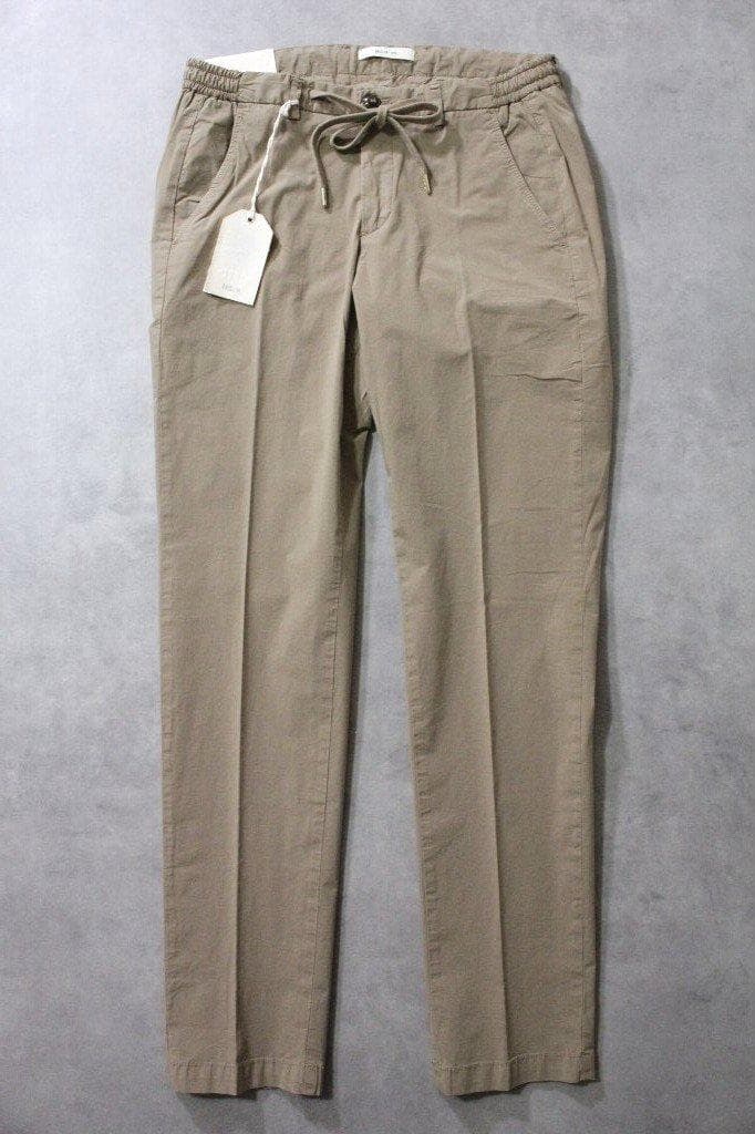 BRIGLIA 1949★新品３万円ブリリア ウエストギャザーコットンパンツ45