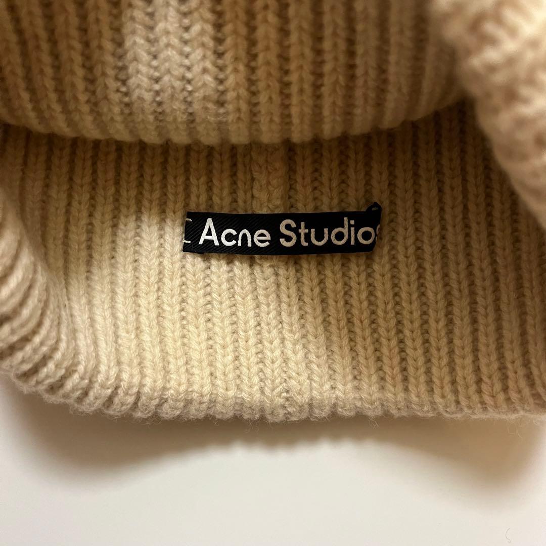 Acne Studios ベージュ ニット帽