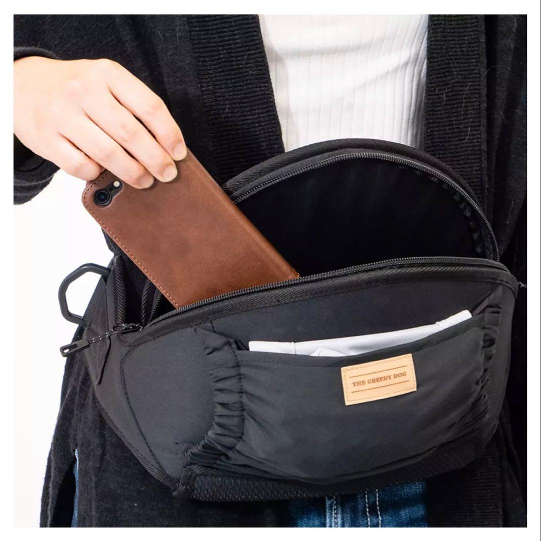 【飛び出し防止カバーが特別カラー】THE GREEDY DOG ヒップシート