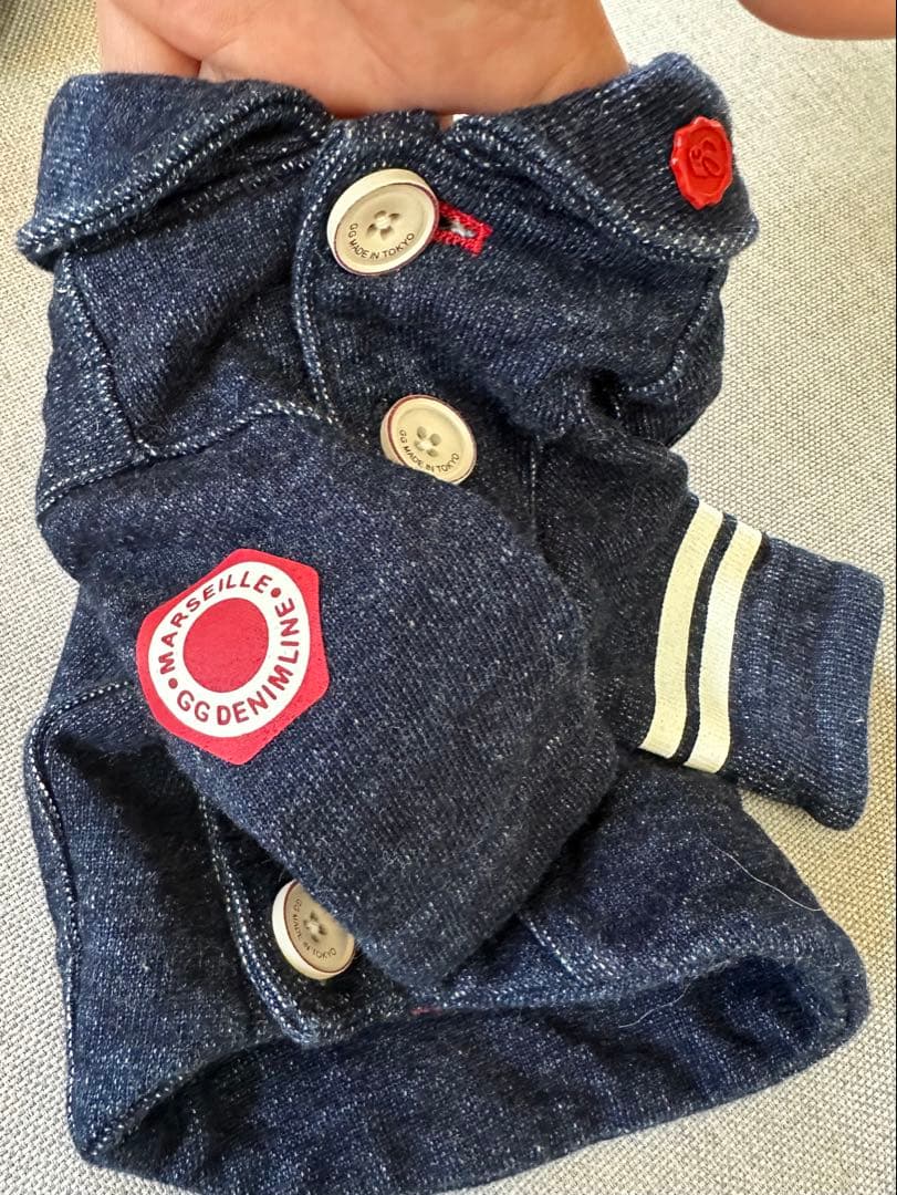 アトリエGG デニム犬用ジャケット