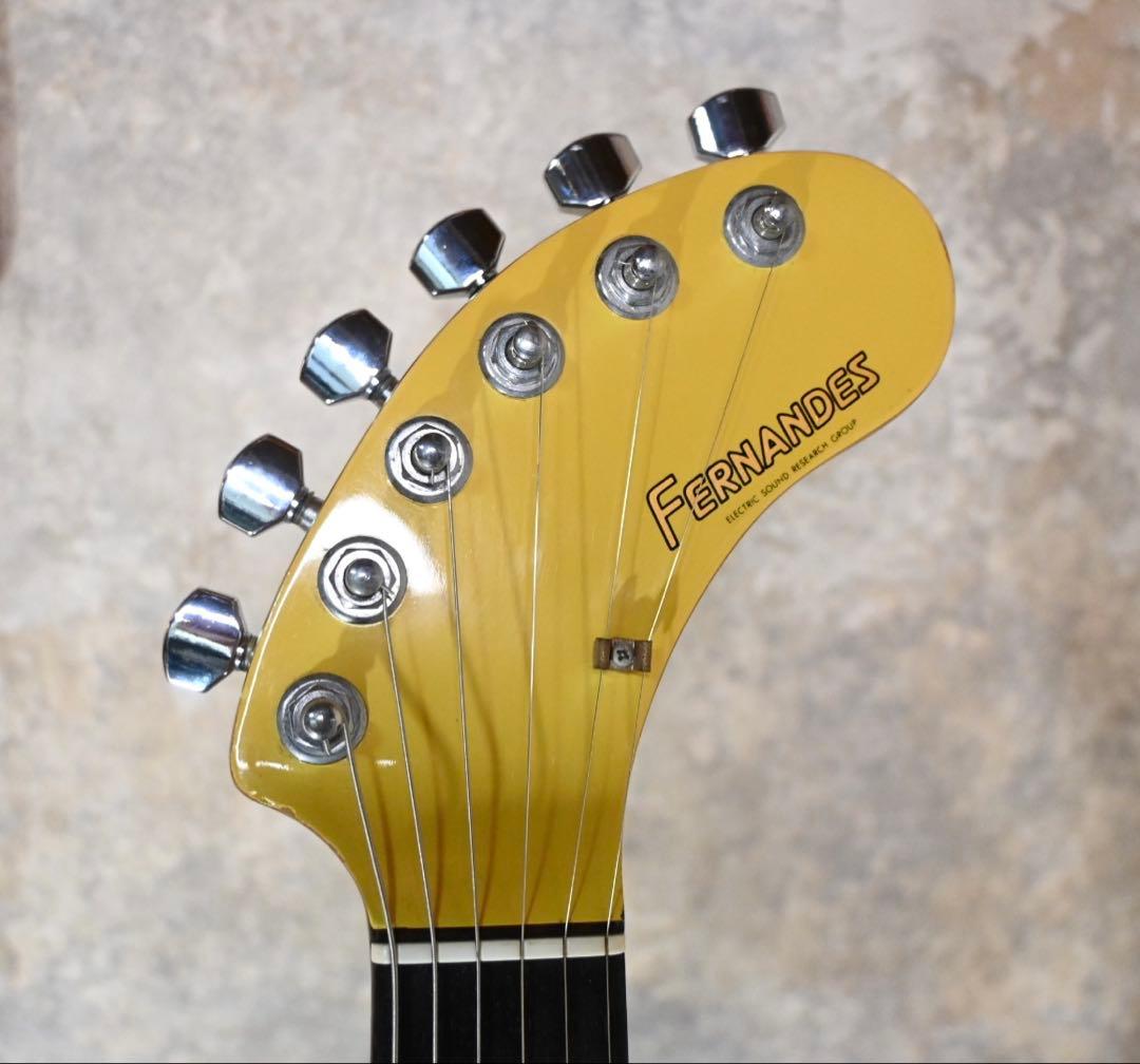 【整備・清掃済】FERNANDES ZO-3 イエロー アンプ内蔵