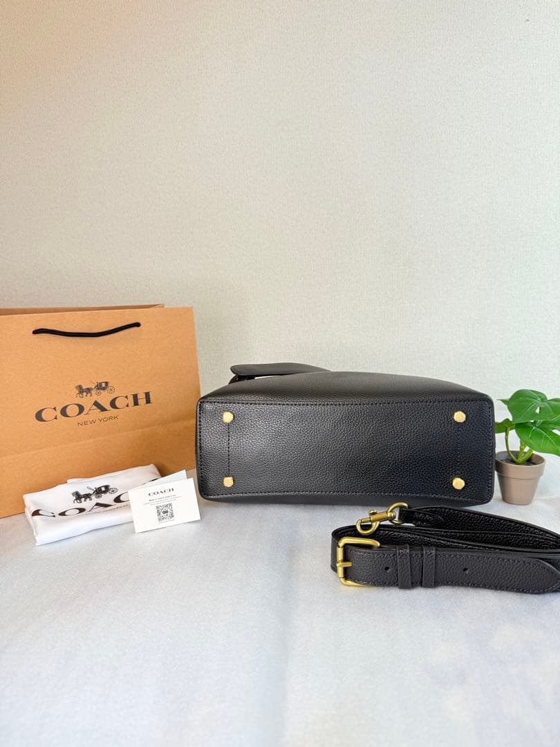 COACH ウィロー 2WAY ショルダーバッグ ブラック