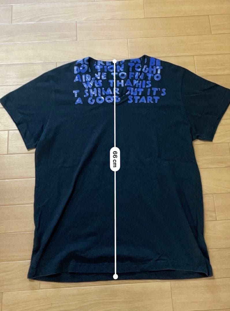 Martin Margiela 07SSエイズTブラック×紫文字 archive