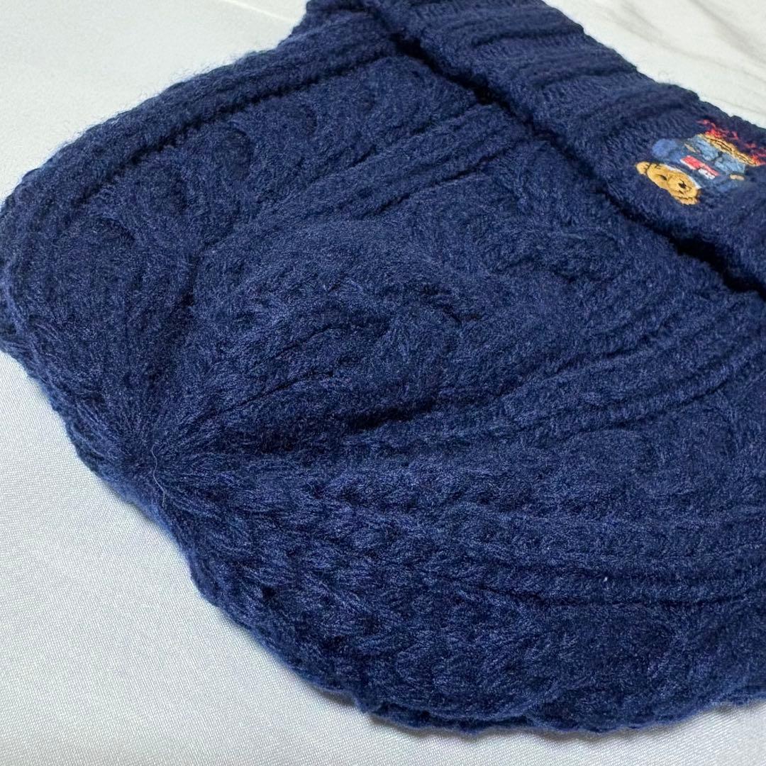 POLO RALPH LAUREN★ポロ ベア ケーブル編み ニット帽 ビーニー