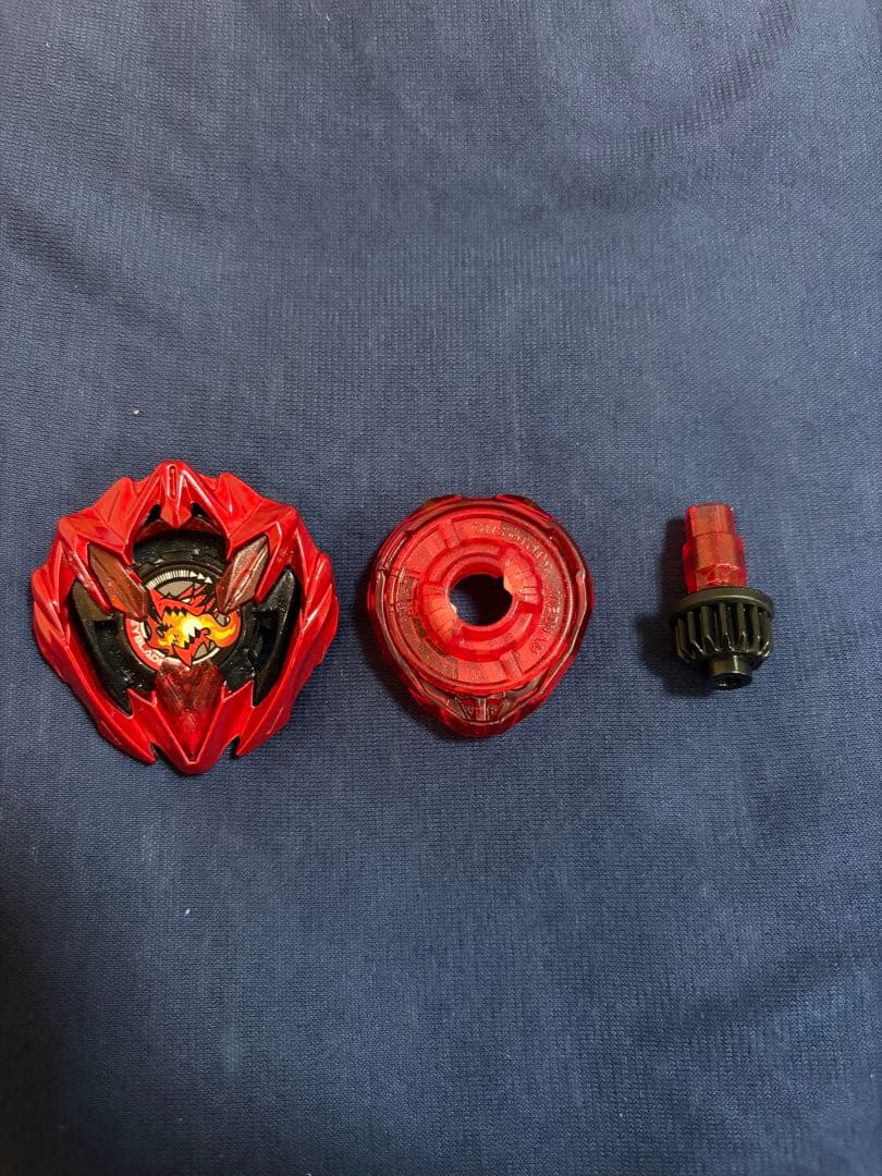 ベイブレードx ドランバスター　メタルコートレッド