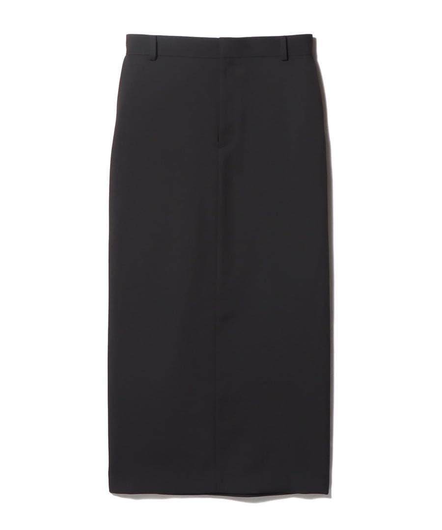 エストネーション　Iライン バックサイドスリット スカート　38 ブラック