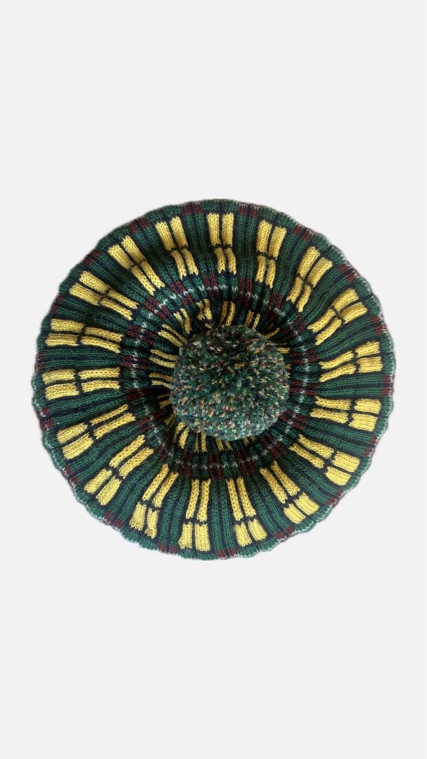 帽子 Misha & Puff Window Plaid Beret / Laurel