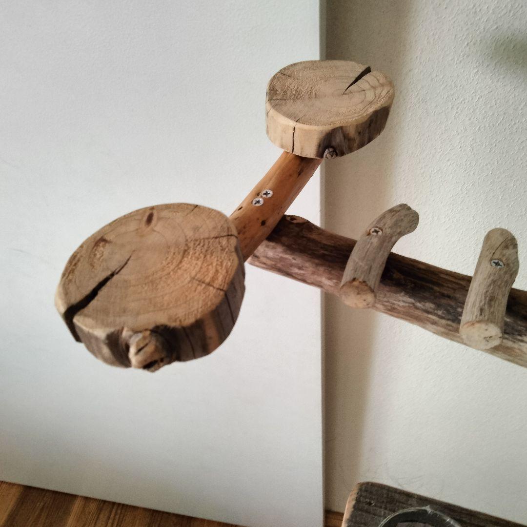 バードアスレチックジム大型 ㊵ 天然木 自然木 流木 止まり木 インコ おもちゃ