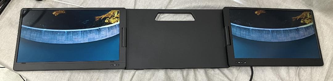 ピ*ಣ様 14インチ 2画面ディスプレイ180°回転 折りたたみ式FHD IPS