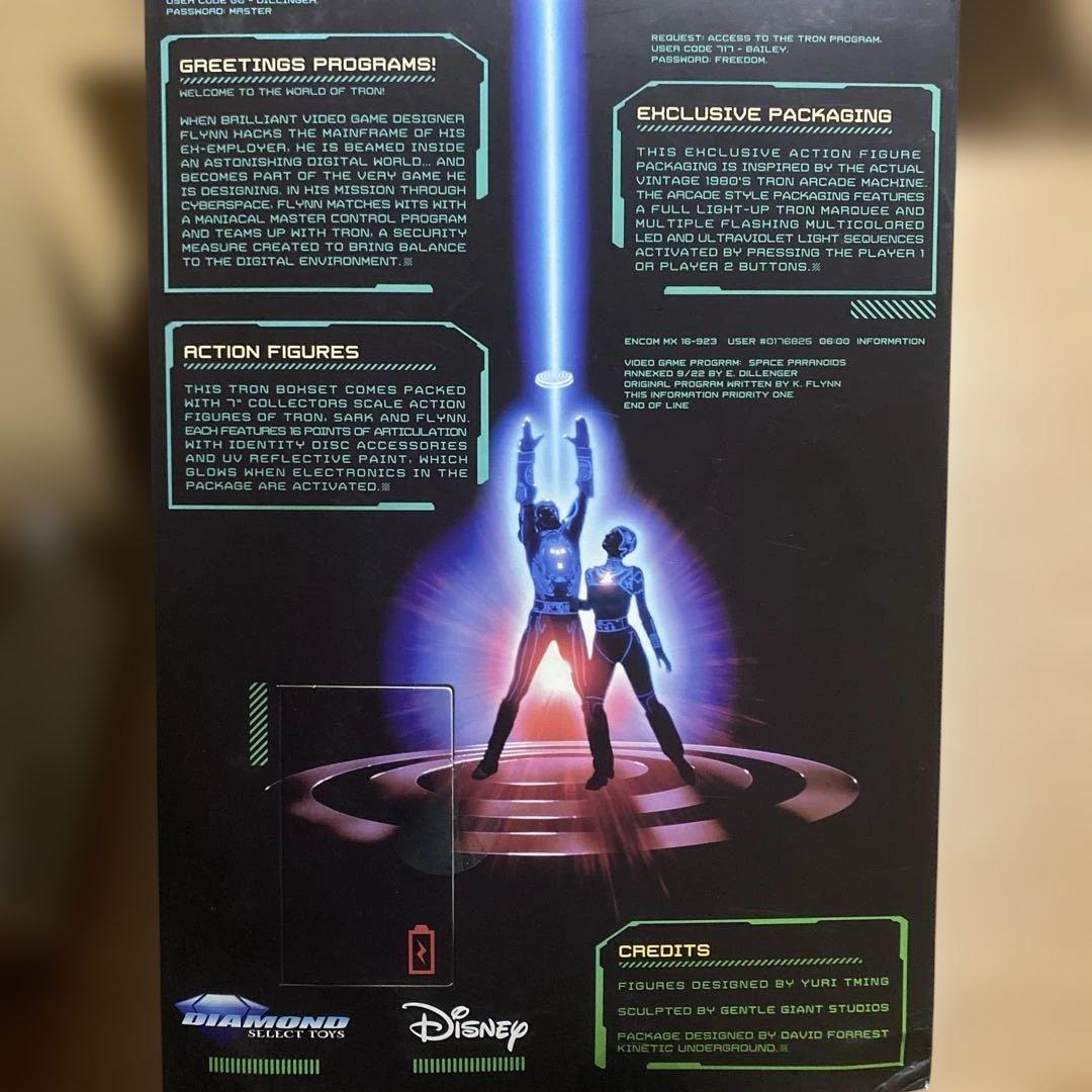 トロン　デラックス3パック　アクションフィギュア