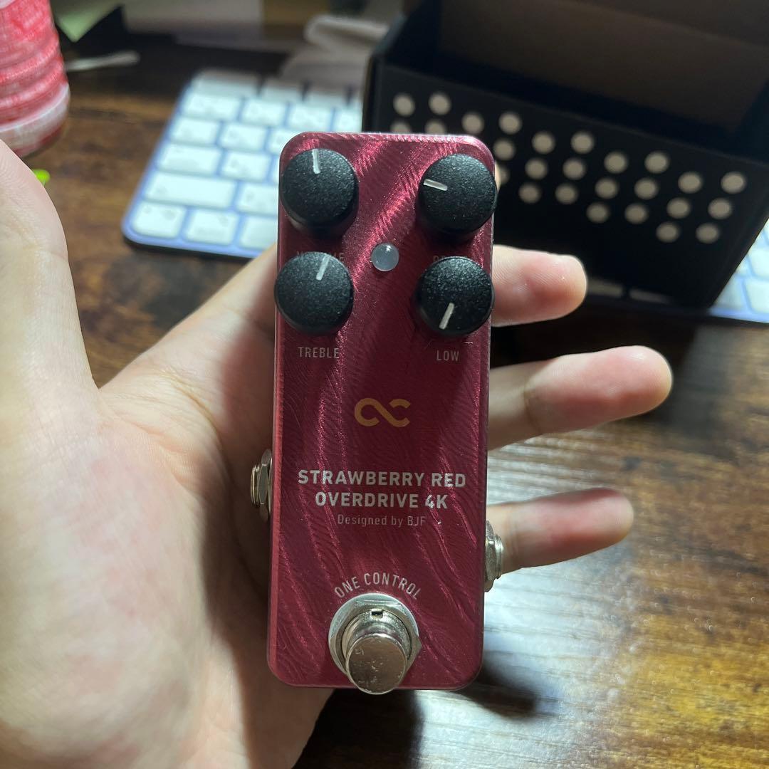 ギター one control strawberry red overdrive 4k