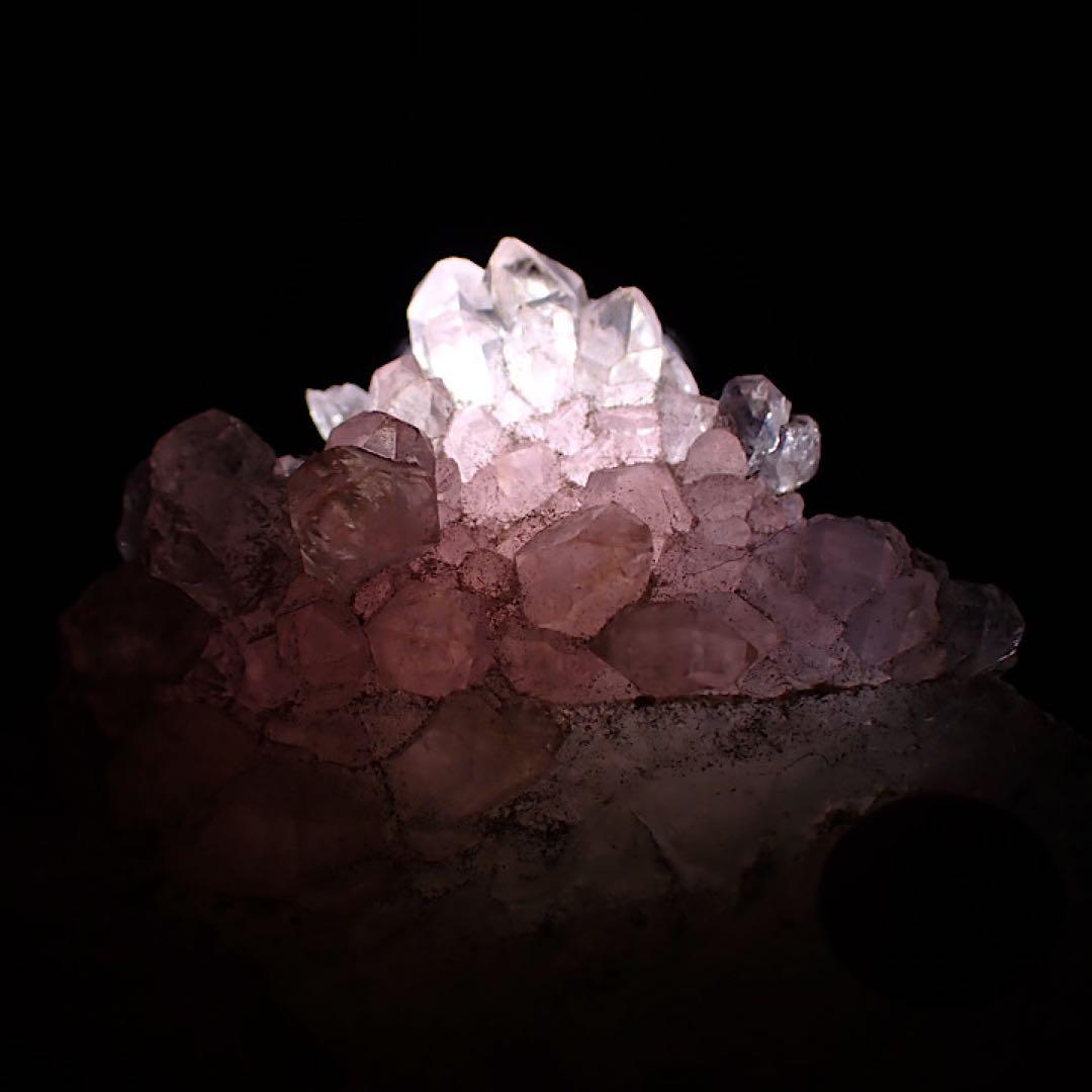 【ブラジル/ミナスジェライス産】ローズクォーツクラスター