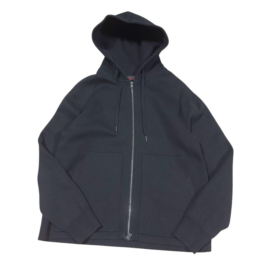 【美品】Caban コットンカシミヤジップアップパーカー