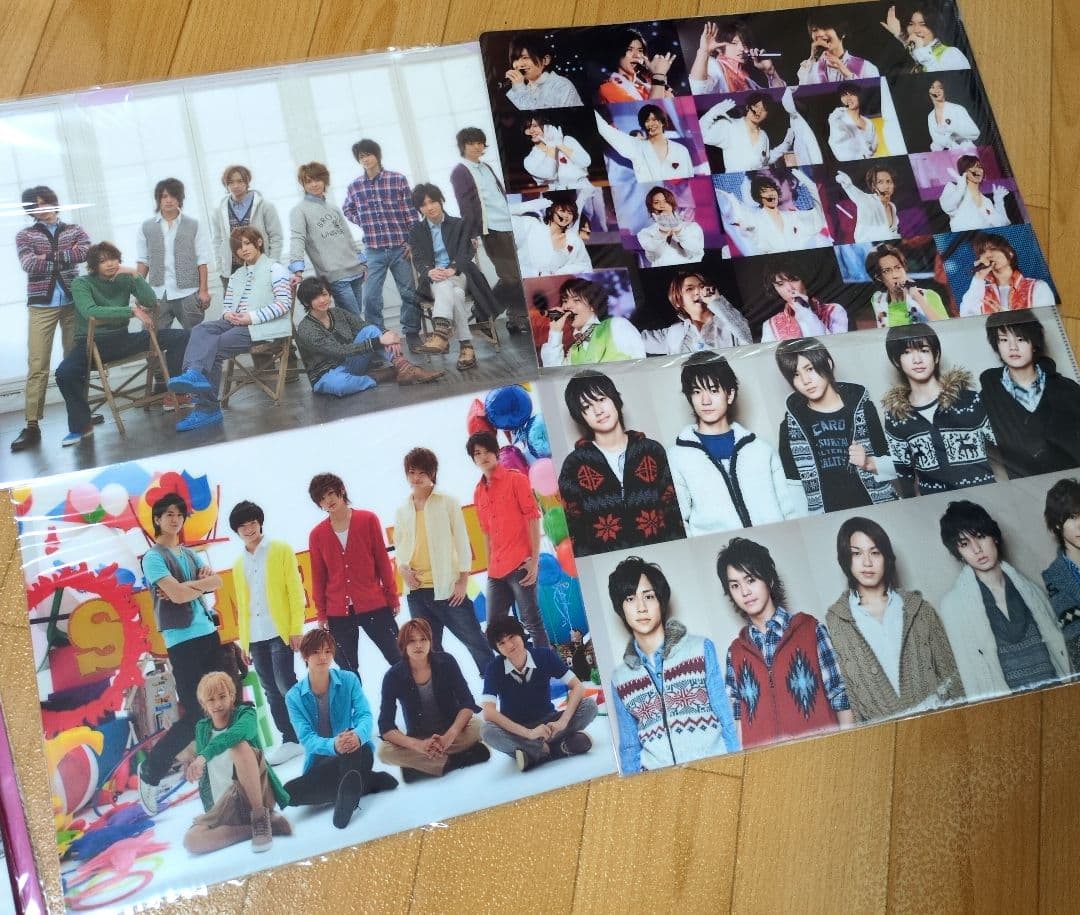 HeySayJUMP　クリアファイル　歴代　山田涼介　伊野尾　有岡　中島裕翔