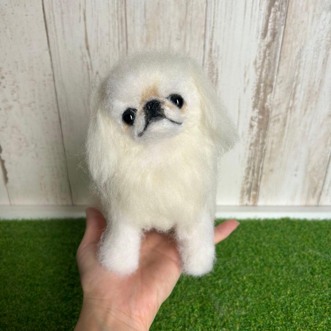 購入可能です★羊毛フェルト【ペキニーズ】犬　※他の犬種のオーダーも受付中です。