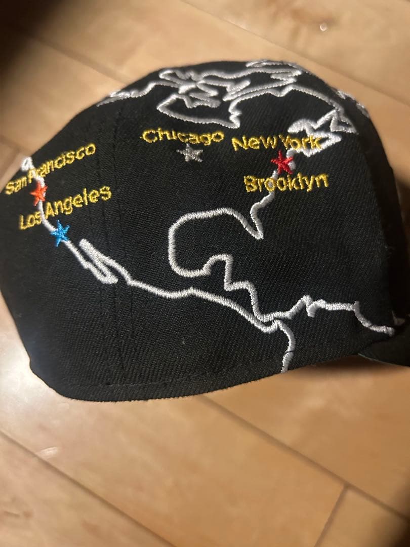 Supreme new era world wide キャップ