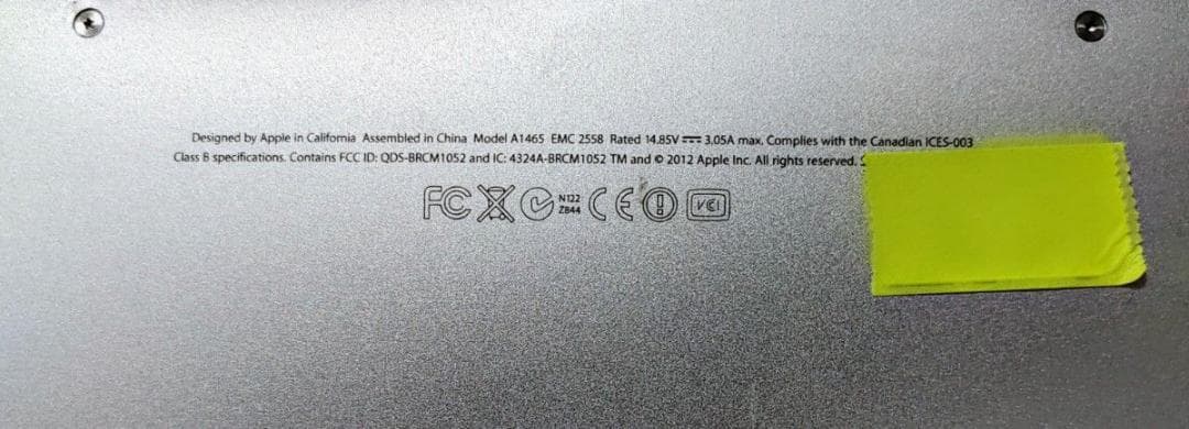 Apple MacBook Air Corei7 メモリ8GB SSD512GB