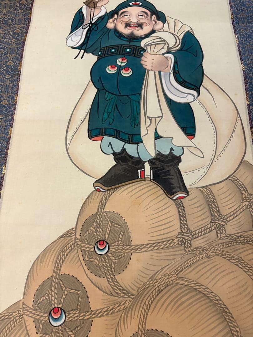 掛け軸　七福神の大黒天様