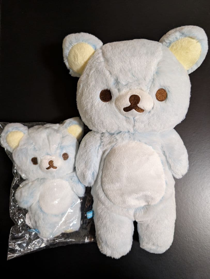 リラックマ　リラックマ ストア 限定　シャーベット ぬいぐるみ　ブルー カラー