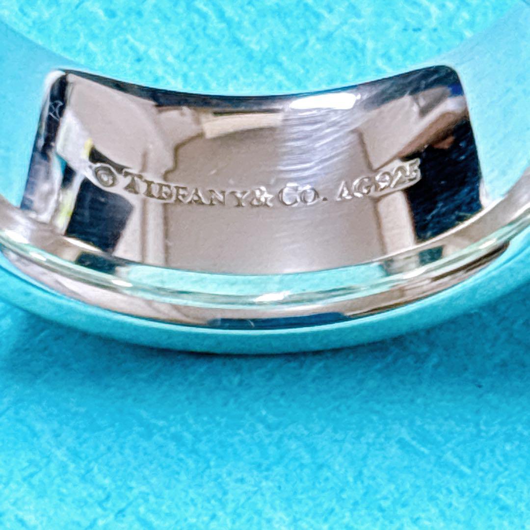 あーぽんさん専用　9号 ティファニー ハート エナメル リング 緑 SV925