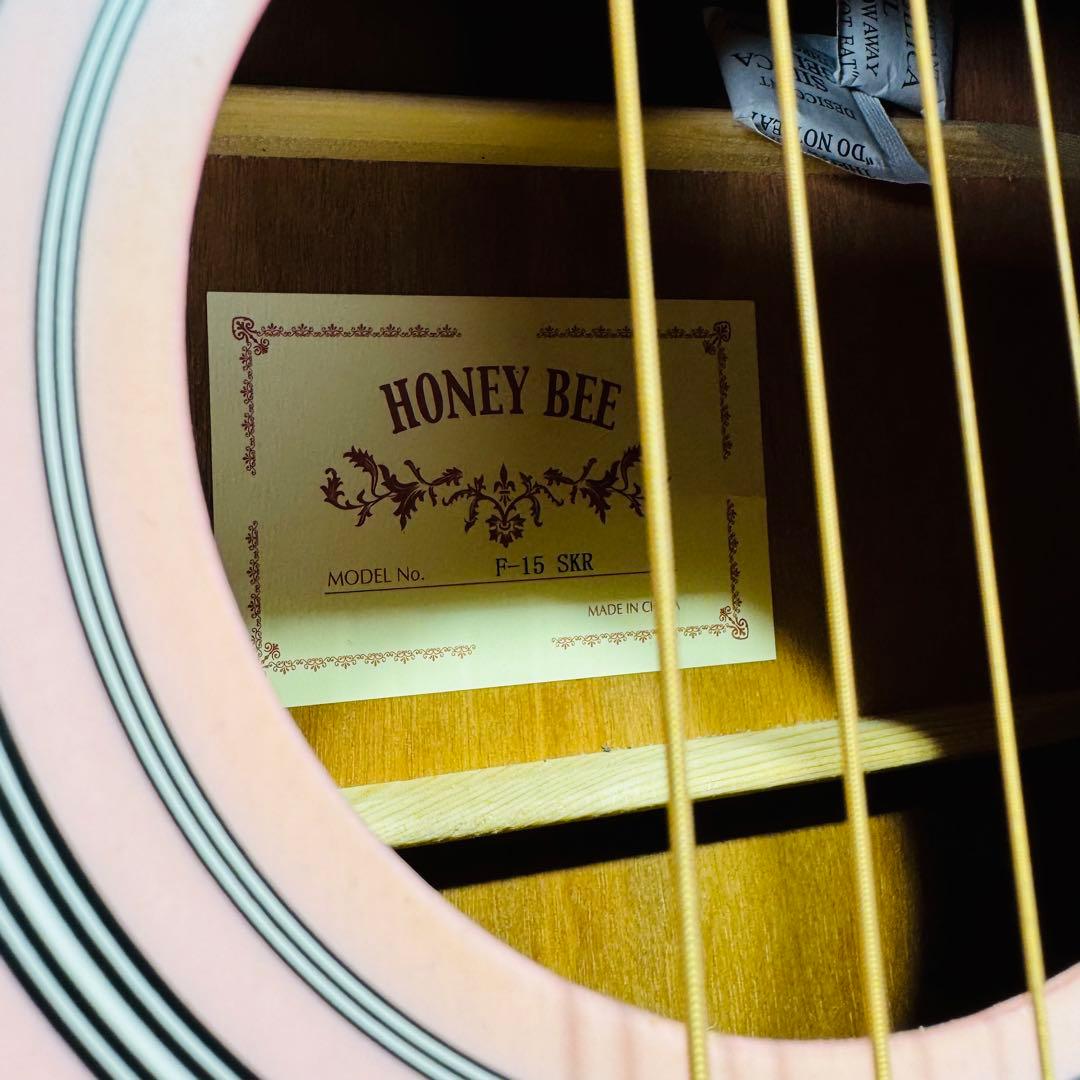 HONEY BEE アコースティックギター F-15 SKR ギター　ハニービー