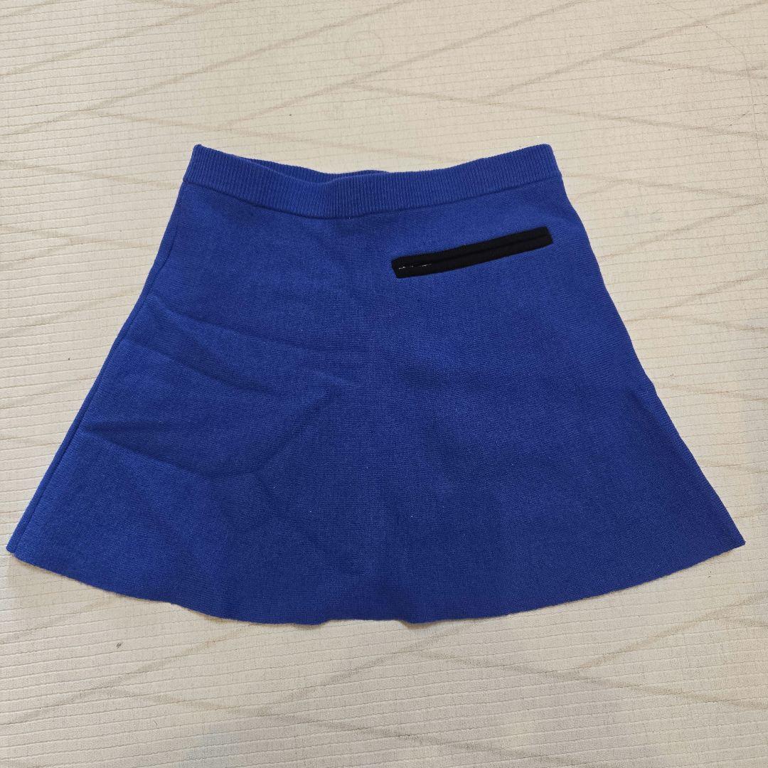 〖デサントゴルフ〗ニットセットアップ セーター ネイビー 青 ボーダー