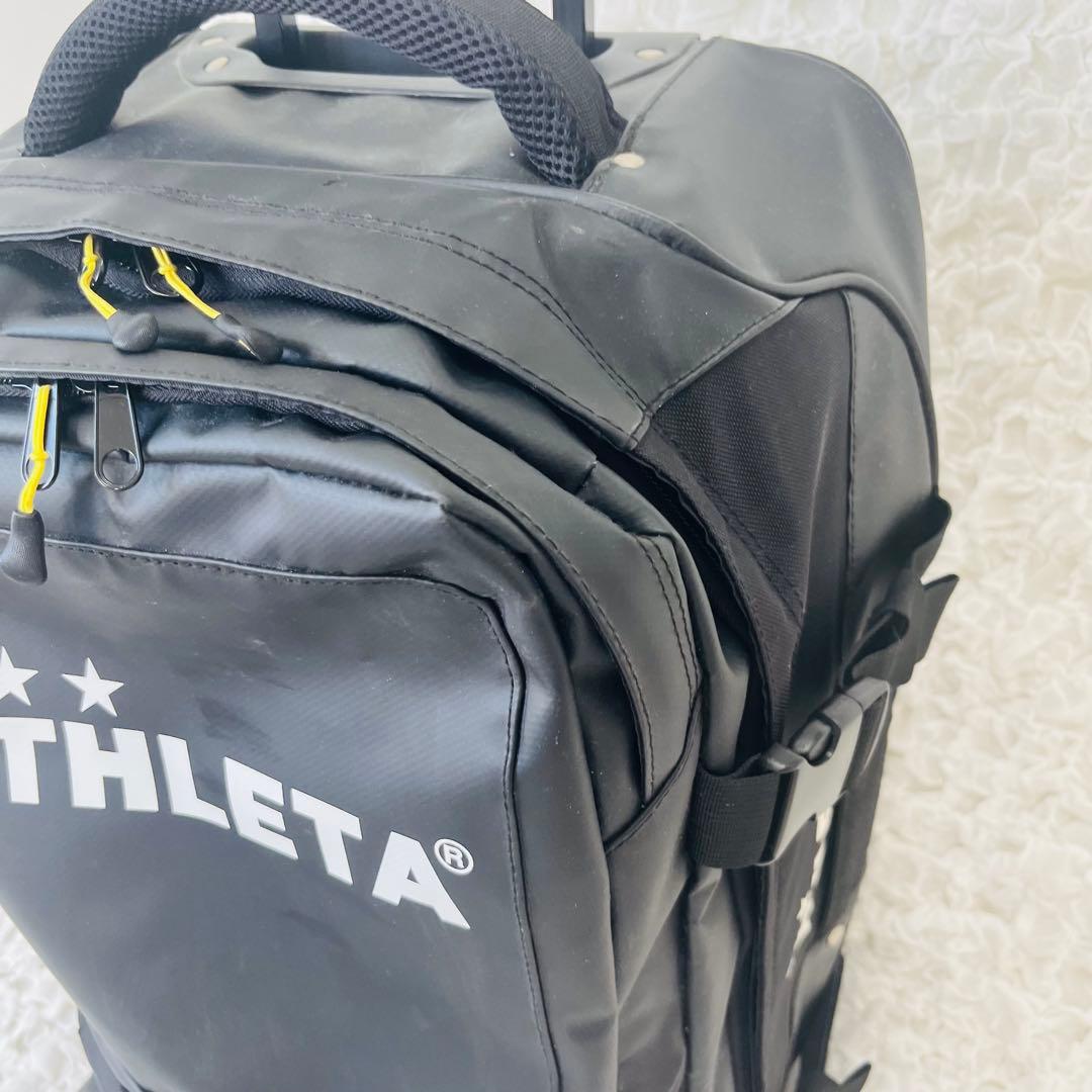 アスレタATHLETA キャリーバッグ大容量 ケース遠征フットサル サッカー美品