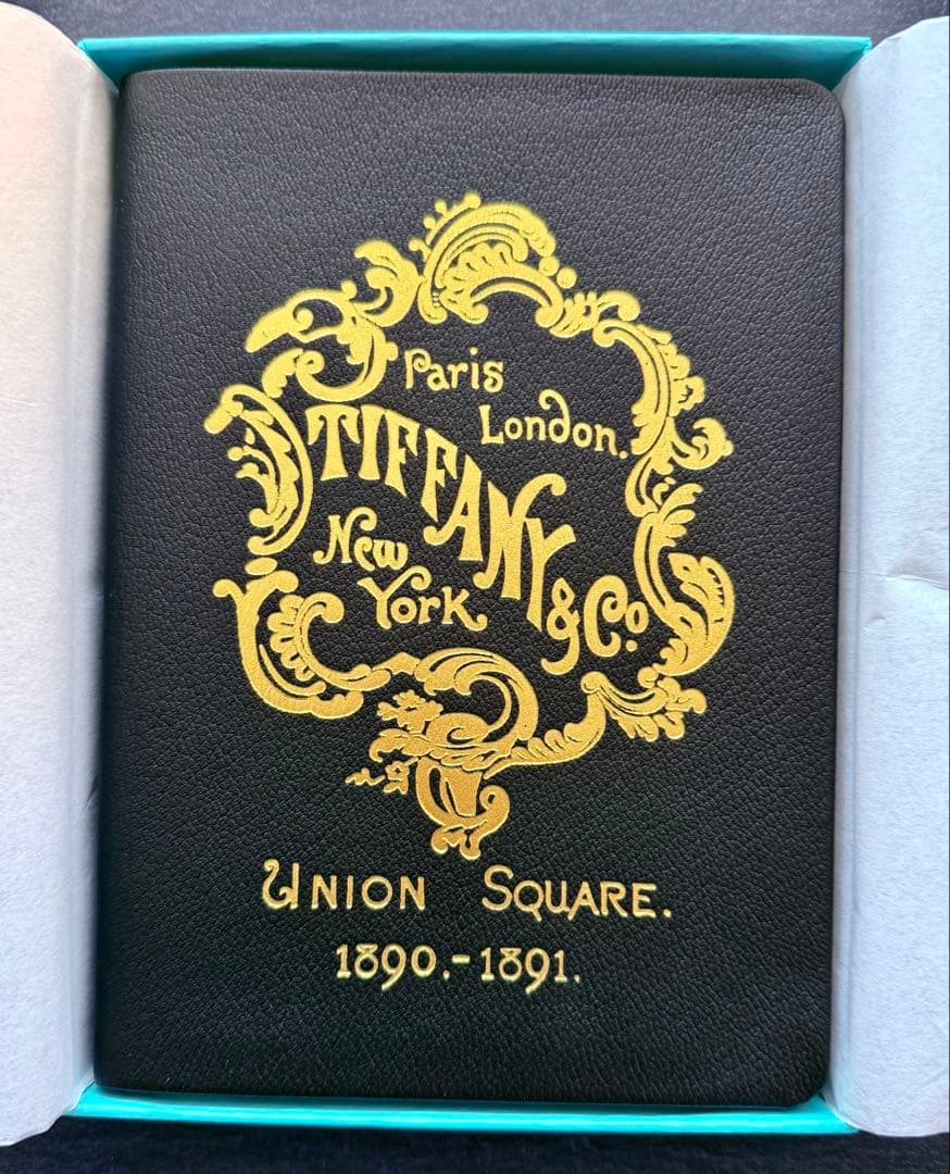 【新品未使用】Tiffany ティファニー.レザーノートブック