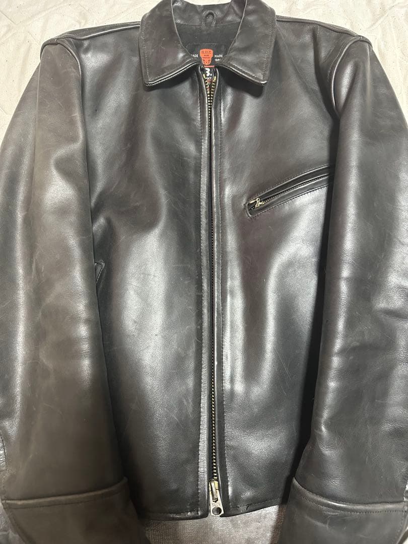 【期間限定割引中】ブラックレザーシングルライダースジャケット