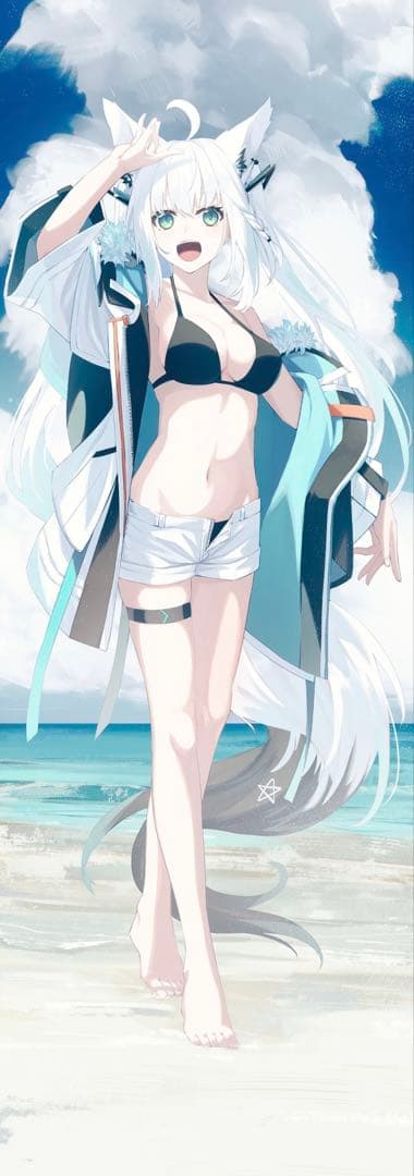 【c104】白上フブキ　等身大タペストリー　ホロライブ　凪白みと