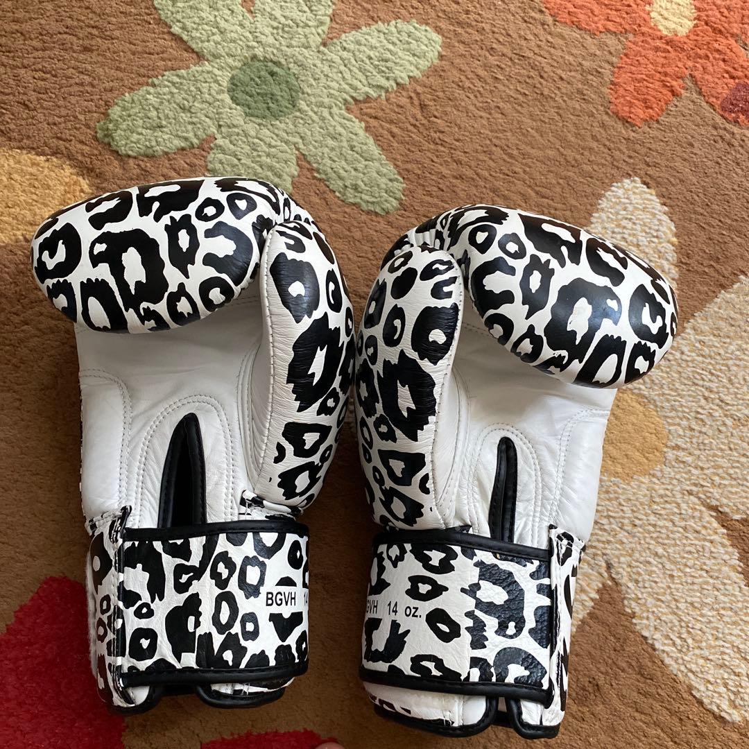 ウィンディ　グローブ　ヒョウ柄　14oz