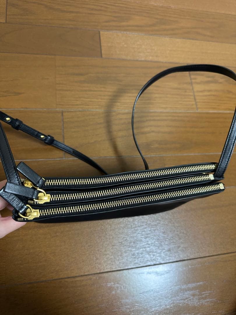 pookie CELINE セリーヌ トリオ ショルダーバッグ ブラック