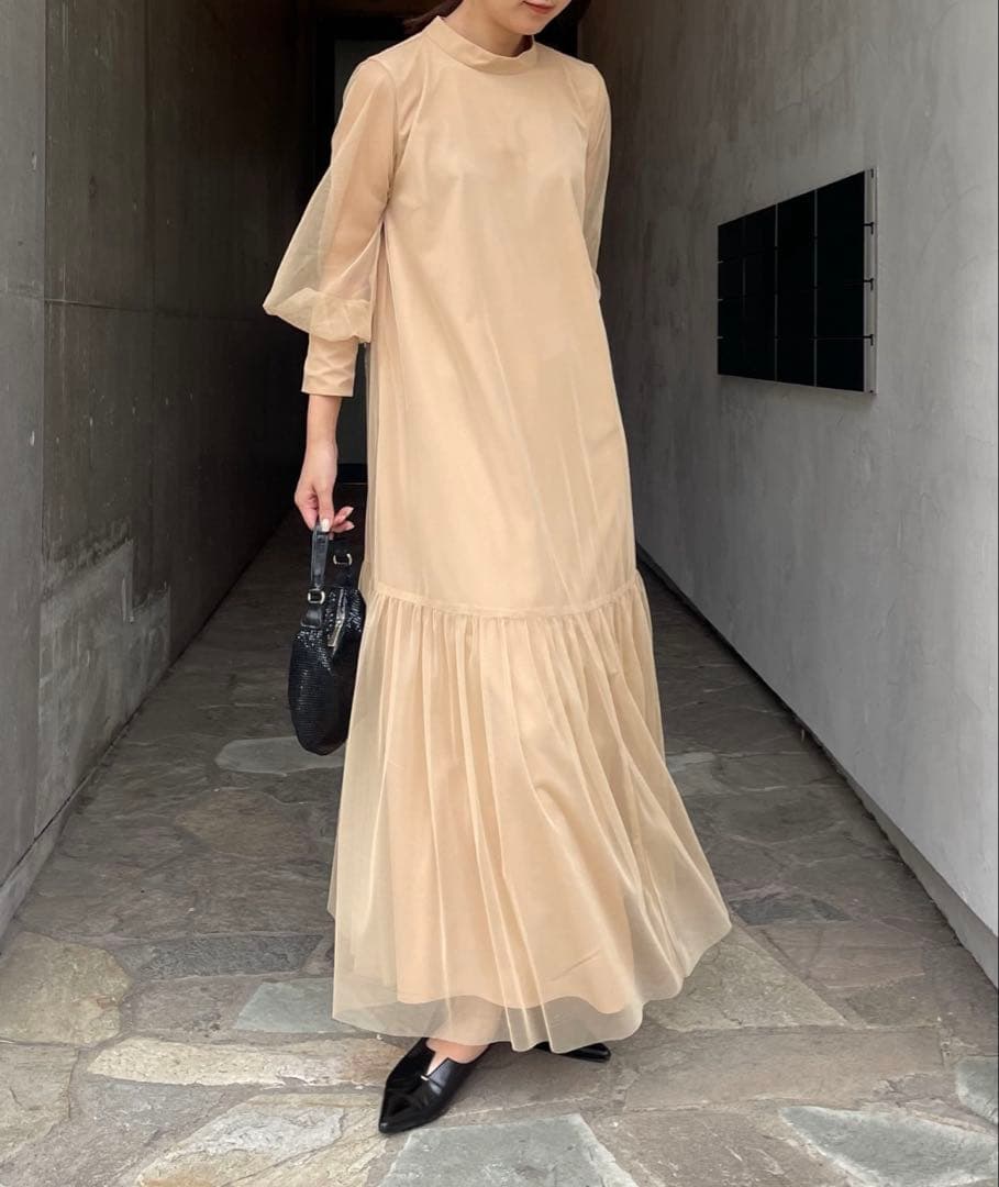 KATOチュールハイネックワンピース　CAPRICIEUX LE'MAGE