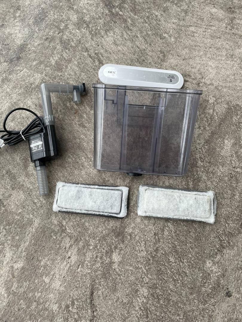 ベタ用　水槽、濾過槽、ヒータ、ろ過石、底砂、