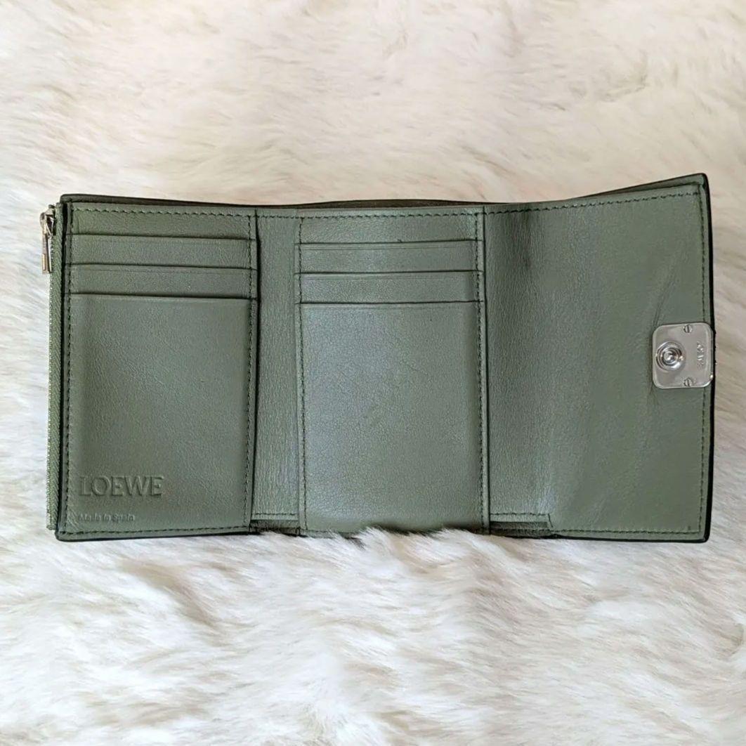 ロエベ 三つ折り財布 スモール バーティカル ウォレット アナグラ厶♦riku様