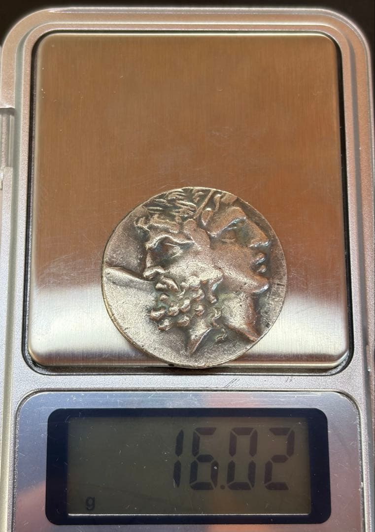 博物館級 古代ギリシャ銀貨 テネドス TENEΔΩN 両刃斧 テトラドラクマ