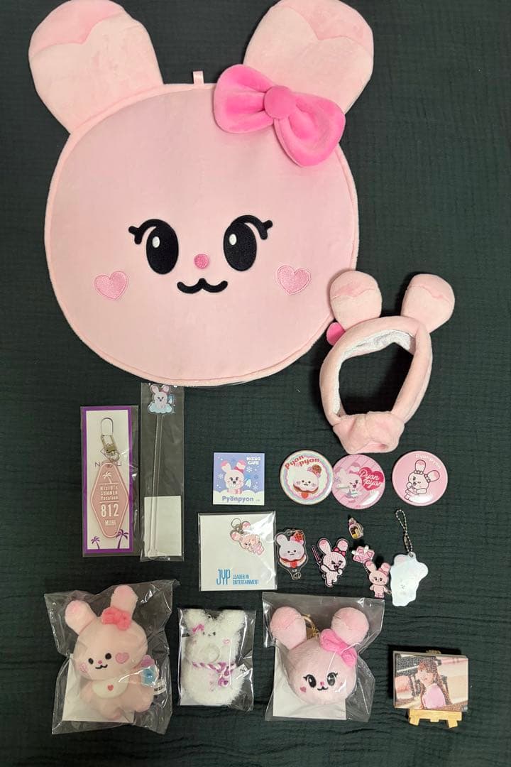 NiziU ミイヒ ぴょんぴょん うちわケース ペンラカバー マスコット ボード