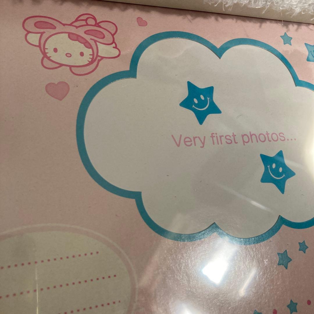 ハローキティベビーフォトフレーム◯レトロ希少　2002年製　ウェルカムベビー