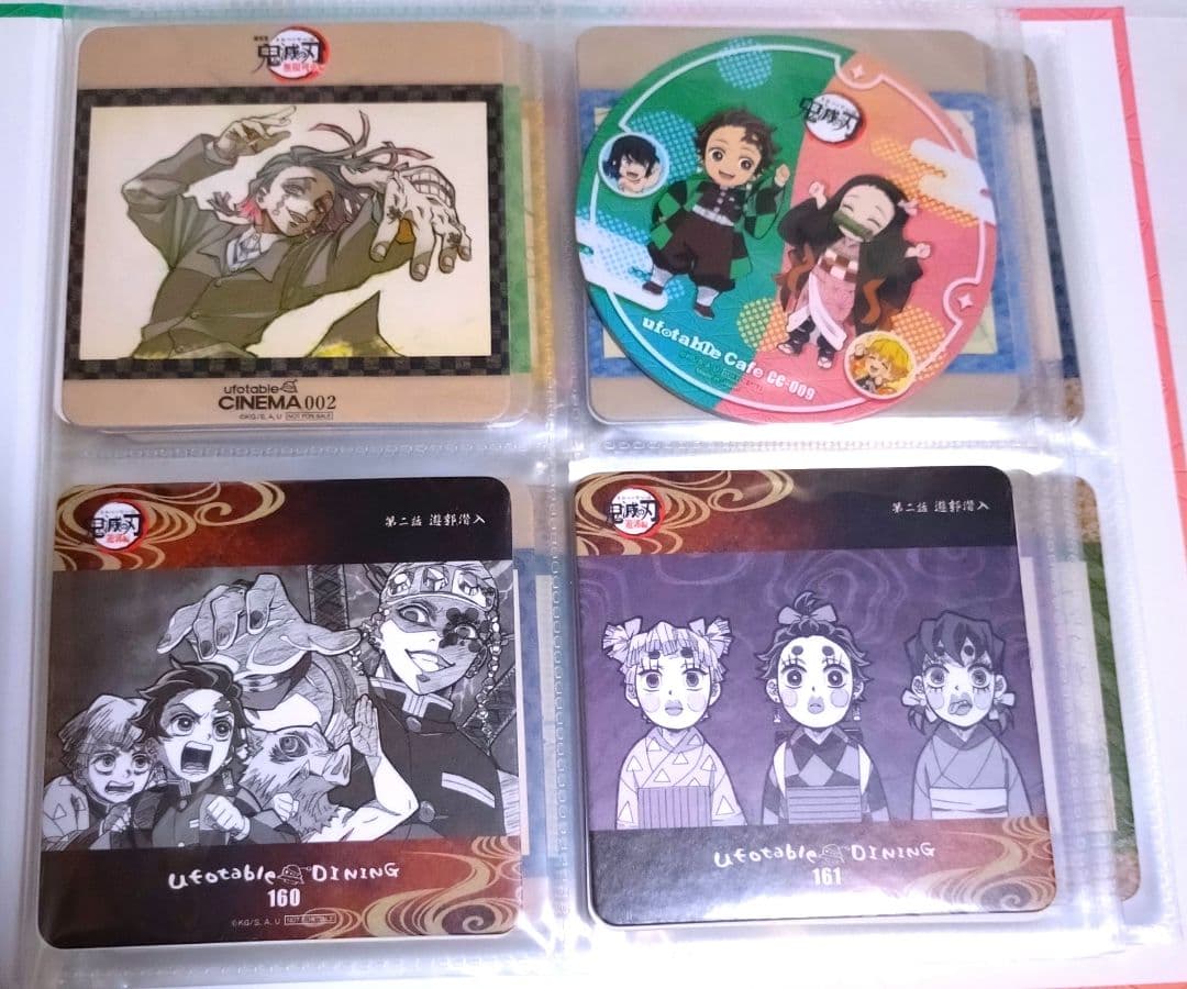 鬼滅の刃 ufotablecafe コースター108枚＆ポスカ2枚 無限城編