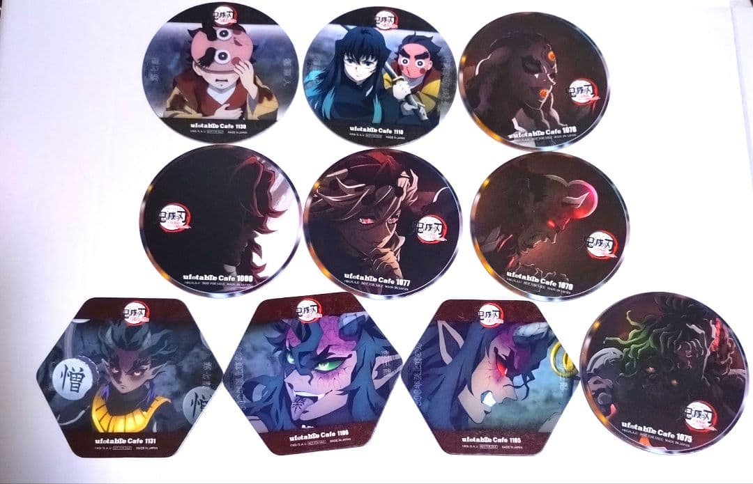鬼滅の刃 ufotablecafe コースター108枚＆ポスカ2枚 無限城編