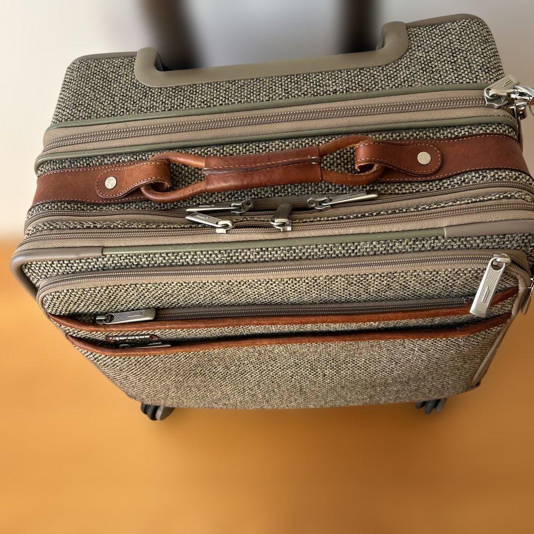 ハートマン　キャリーバック　ツイード機内持ち込みサイズ　レア　美品