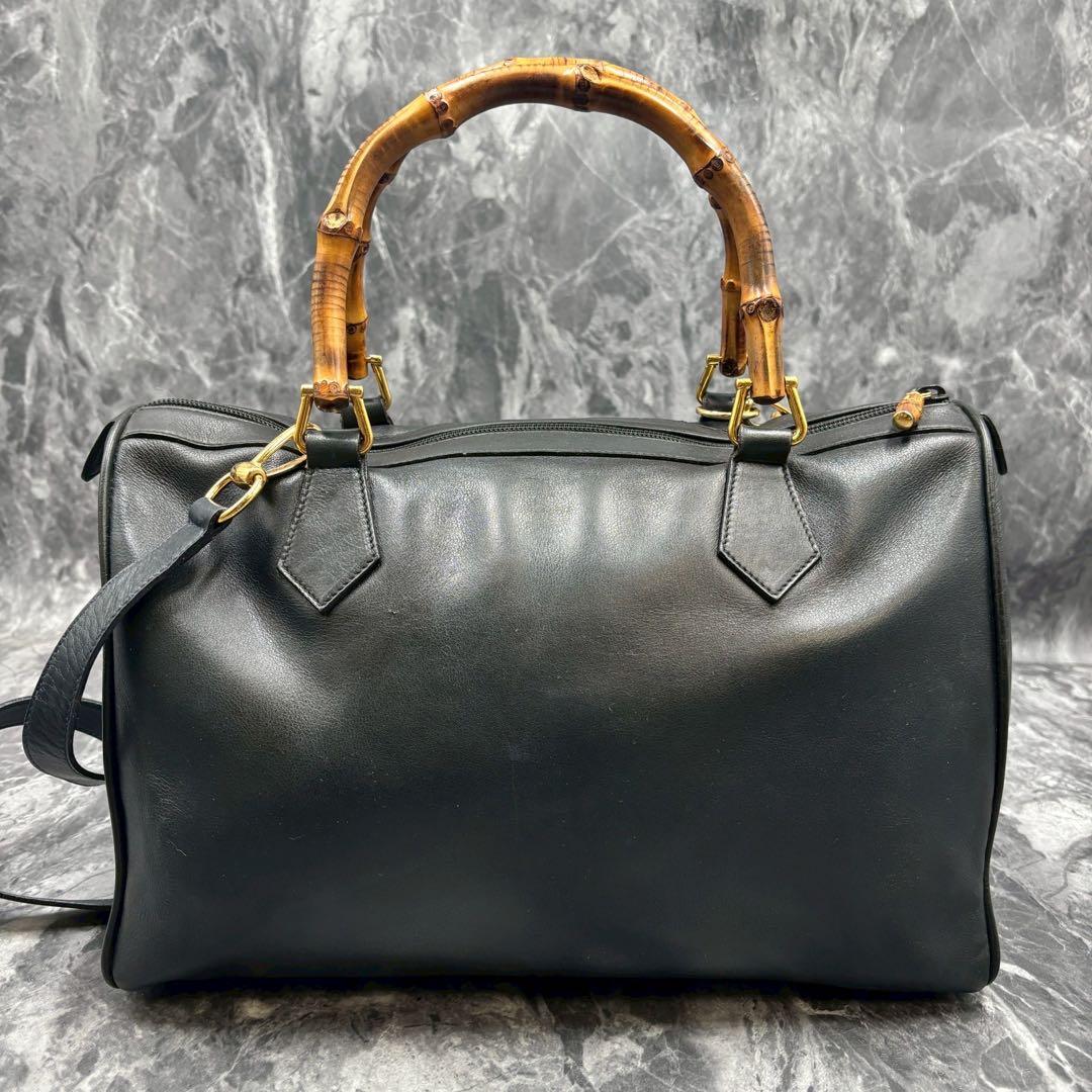 専用✨美品✨GUCCI ショルダーバッグ 2way ハンド バンブー ブラック