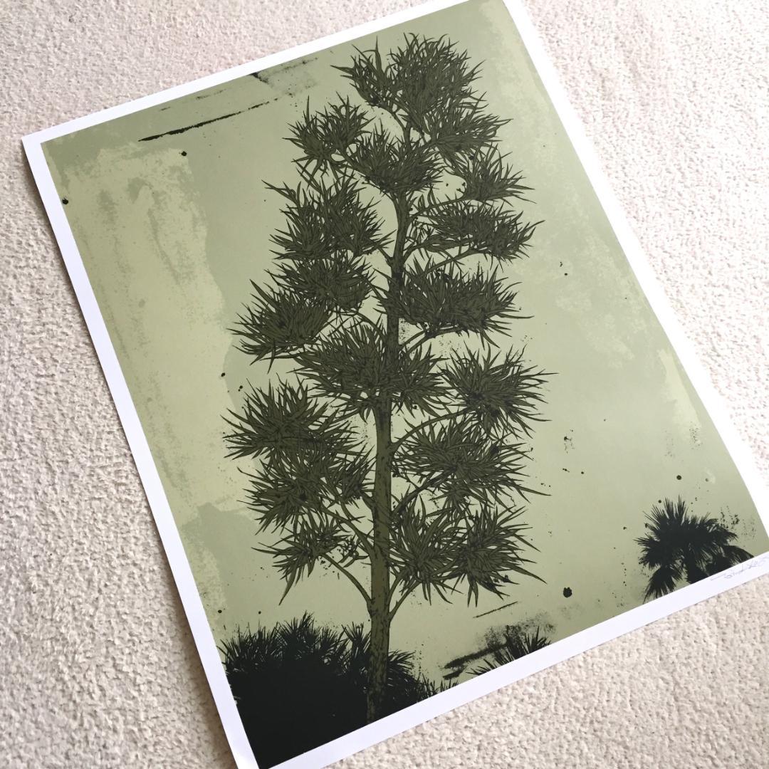 Evan Hecox Palm Spring Desert ポスター サイン入り