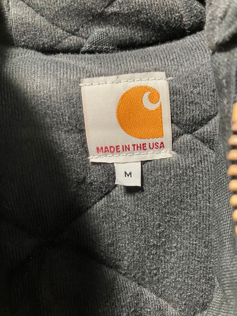 カーハート　アクティブジャケット　usa製　ブラック　美品　Ｍ