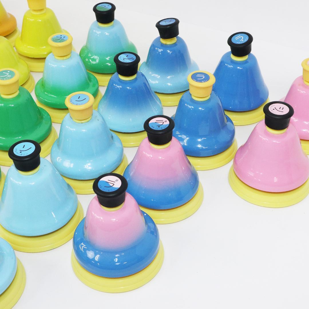 SUZUKI ベルハーモニー デスクタイプ スズキ ハンドベル 25音セット