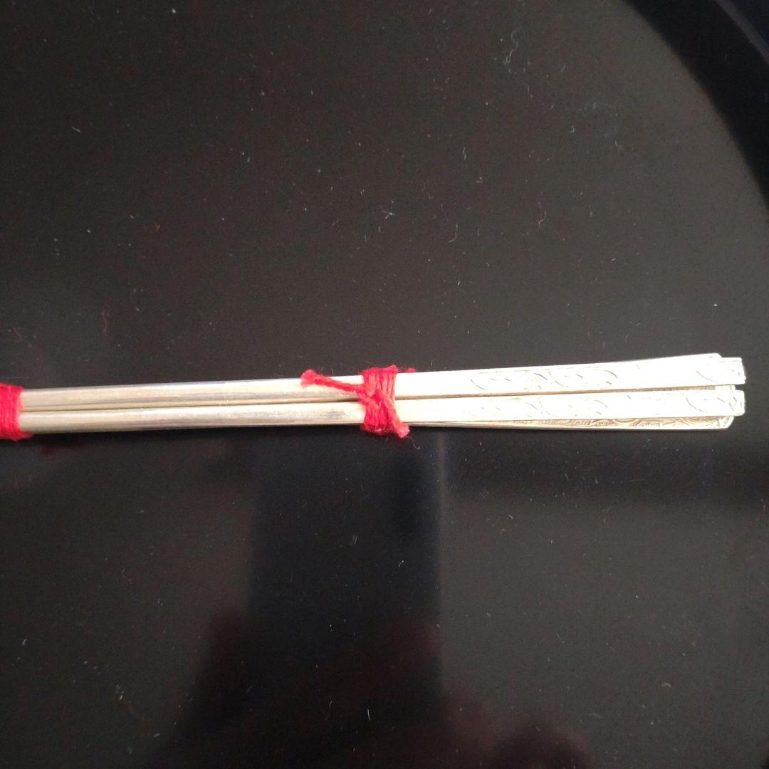 韓国　アンティ−ク　スプーンと箸セット