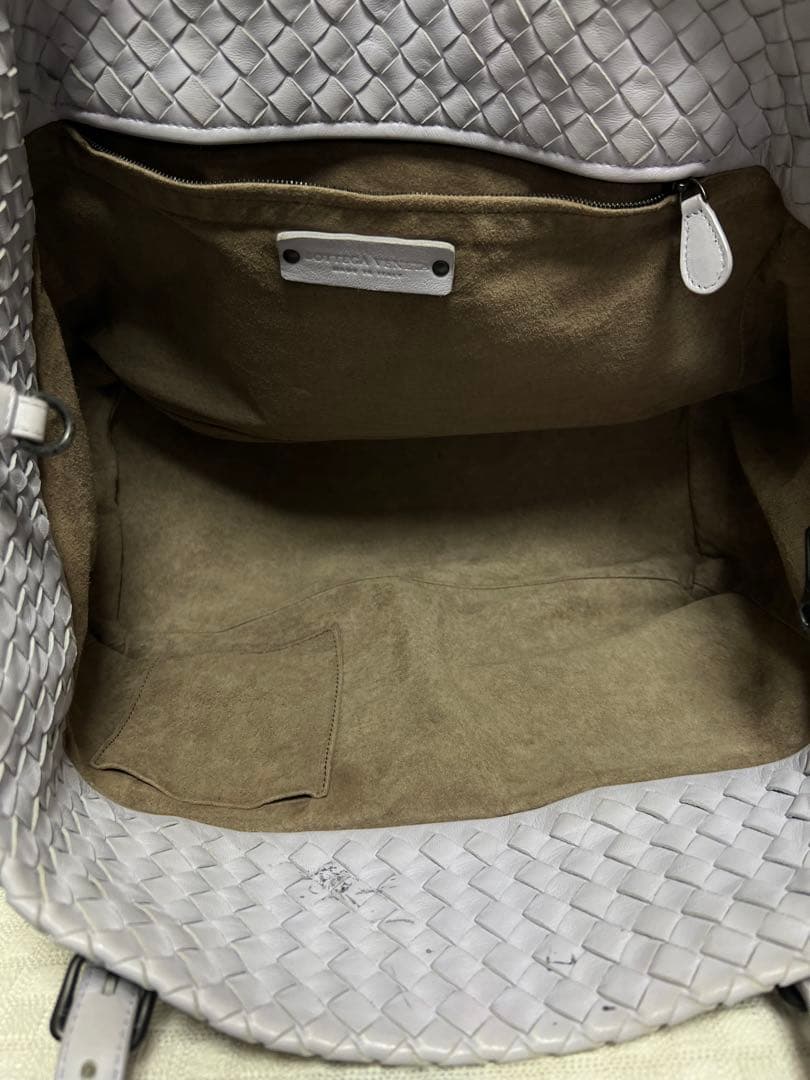 ボッテガヴェネタトートバッグパープルレザー