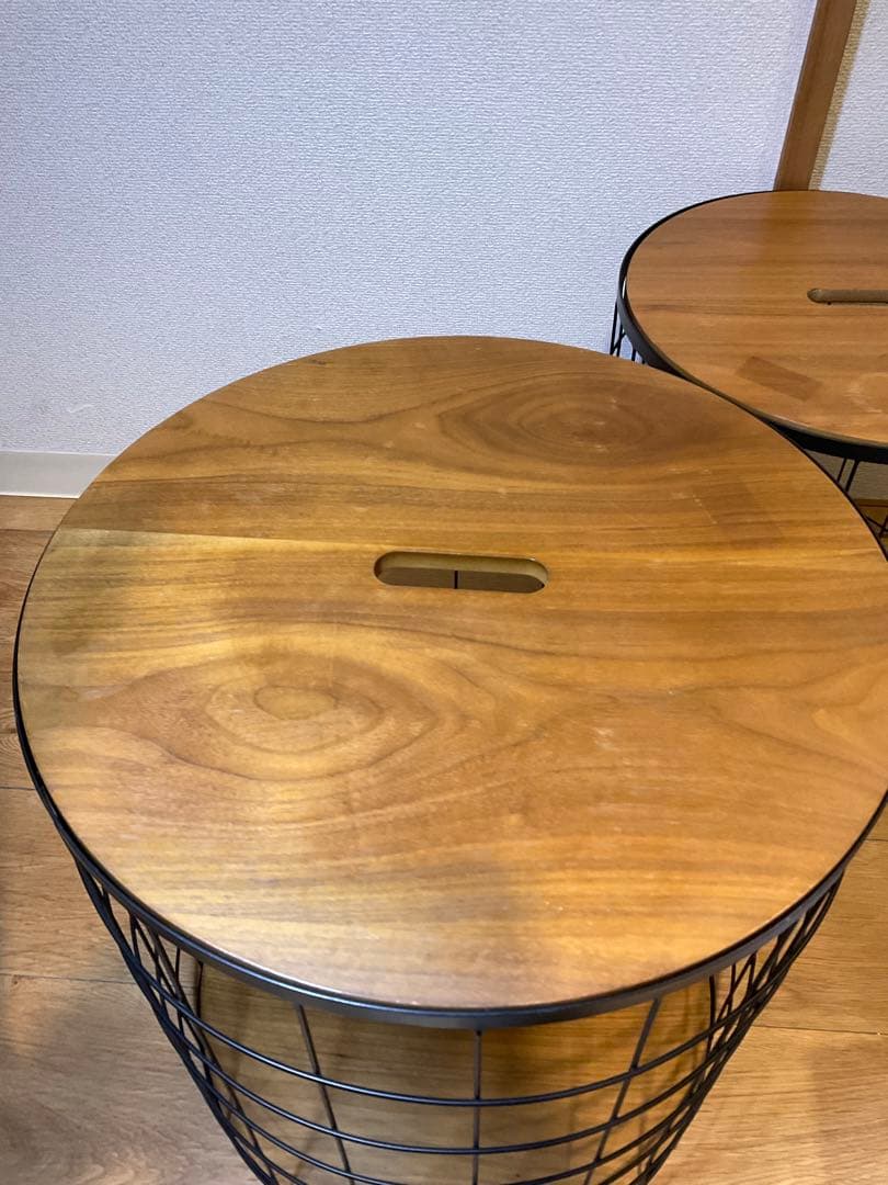 NOWHERE LIKE  サイドテーブル パニエ　関家具　2個セット